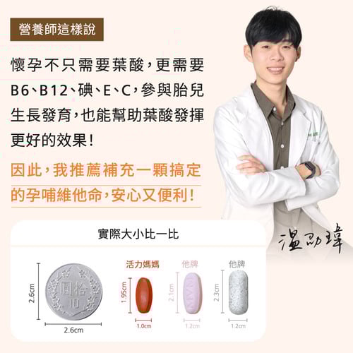 孕哺綜合維他命《懷孕葉酸推薦》孕婦保健食品