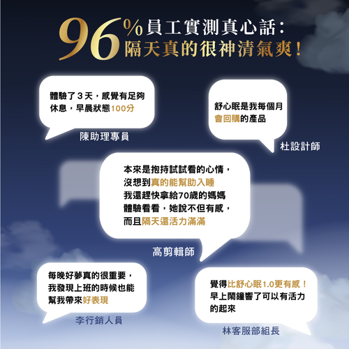 舒心眠 (GABA+色胺酸)