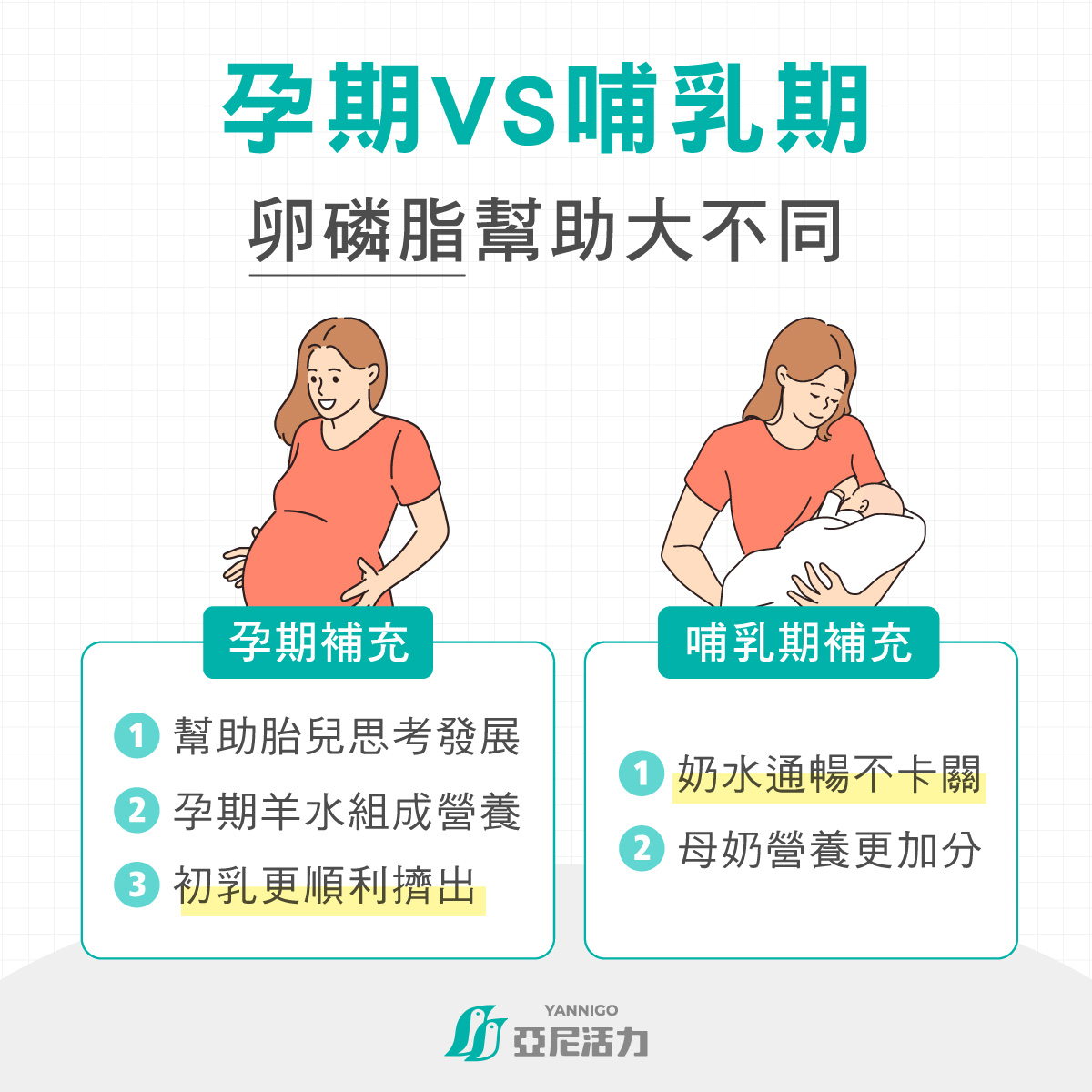 孕期與哺乳期要吃卵磷脂嗎